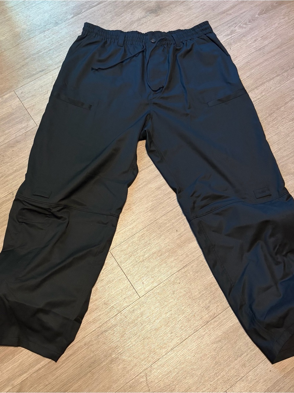 Men's Black Performance Cargo Pants